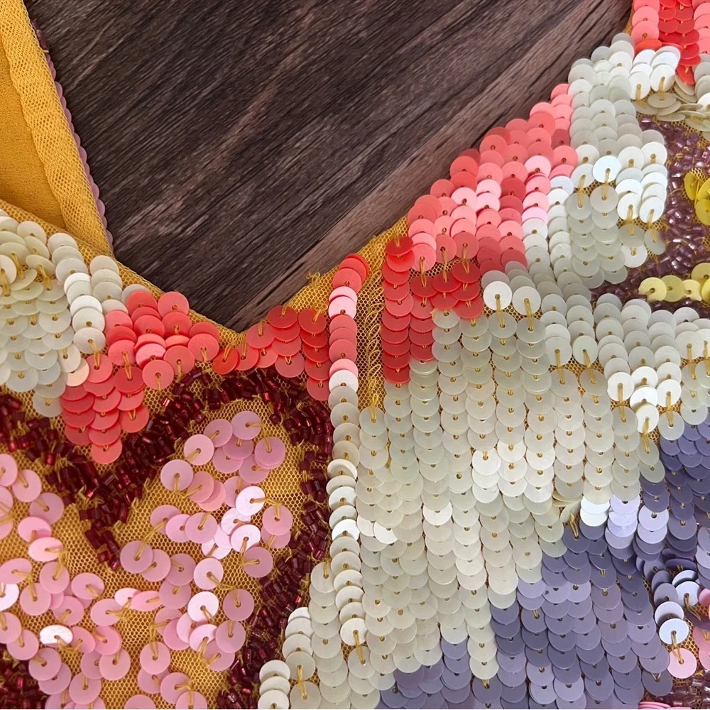 Sequin star and heart dress - Picture 3 of 13